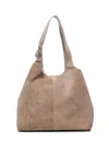 Coccinelle Medium Suede Cufflink Shoulder Bag