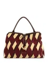 Coccinelle Diamond-pattern Leather Shoulder Bag