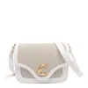 Coccinelle Shoulder Bag C-me Canvas In Beige