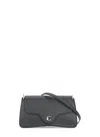 Coccinelle Small C-me Logo-detail Shoulder Bag In Black