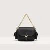 Coccinelle Campus Logo Printed Mini Crossbody Bag In Black