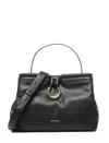 Coccinelle Ring-detail Top-handle Bag In Black