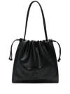 Coccinelle 'dulce' Tote Bag In Black Leather In Black