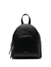 Coccinelle Logo-plaque Detail Backpack In Black