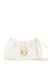 Coccinelle 'isabela' Crossbody Bag In White Leather In Blanco
