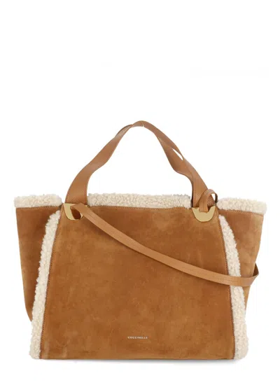 Coccinelle Oliver Eco Shea Bag In Brown