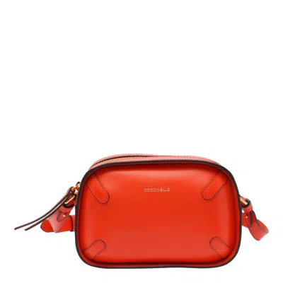 Coccinelle Maleta Crossbody Bag In Orange