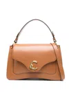 Coccinelle Bolso Shopping - Marrón In Cuir