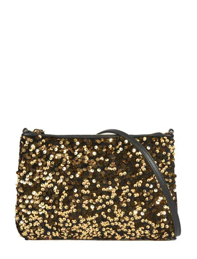 Coccinelle Bags In Golden/noir
