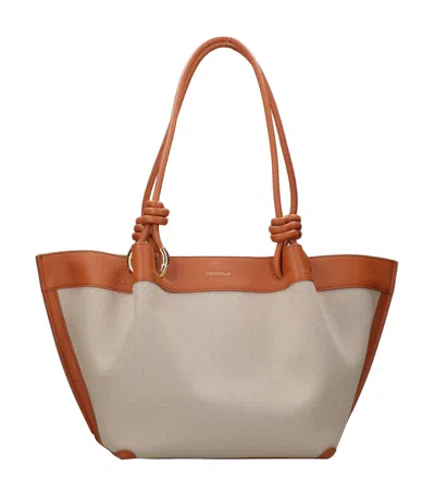 Coccinelle Bags.. Nude+suede In Brown