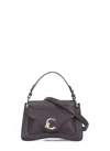 Coccinelle C-me Foldove Top Medium Tote Bag In Purple