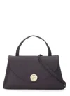 Coccinelle Leather Shoulder Bag Handle In Purple