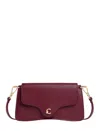 Coccinelle Mini Bag C-me In Burgundy