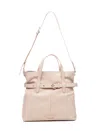 Coccinelle Bucket Bag With Buckle In Rosette