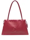 Coccinelle 'dulce' Shoulder Bag In Red Leather In Sangria