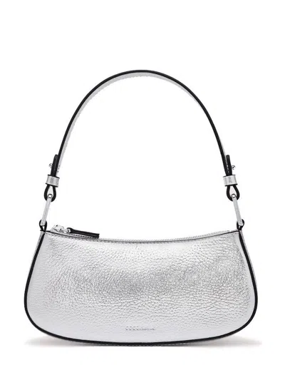 Coccinelle Merveille Shoulder Bag In Silver