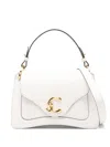 Coccinelle 'c-me' Tote Bag In White Leather In White