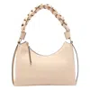 Coccinelle Small Boheme Shoulder Bag In White