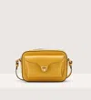 Coccinelle Small Beat Cross Body Bag In Yellow