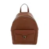 Coccinelle Flap-pocket Zip Backpack In Black