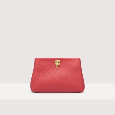 Coccinelle Beat Clutch Small In Cranberry