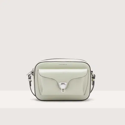 Coccinelle Beat Cowhide Small In Celadon Green