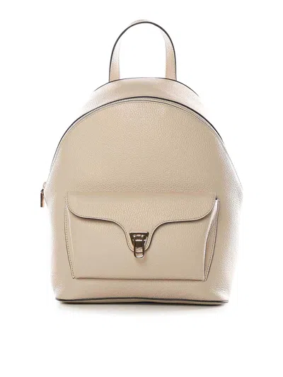 Coccinelle Beat Generatio Backpack In Sand