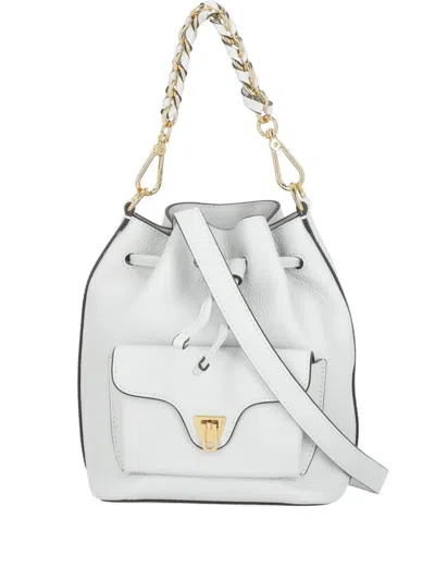 Coccinelle Beat Generation Chain-strap Bucket Bag In Neutral