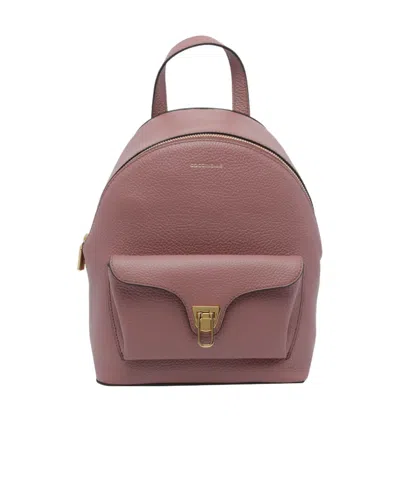 Coccinelle Beat Generation Flap Pocket Backpack In Brown