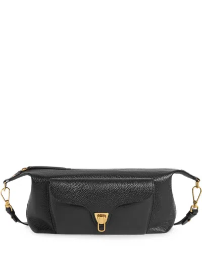 Coccinelle Beat Generation Grained Cross Body Bag In Black