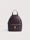 Coccinelle Logo-detail Top-handle Backpack In Purple