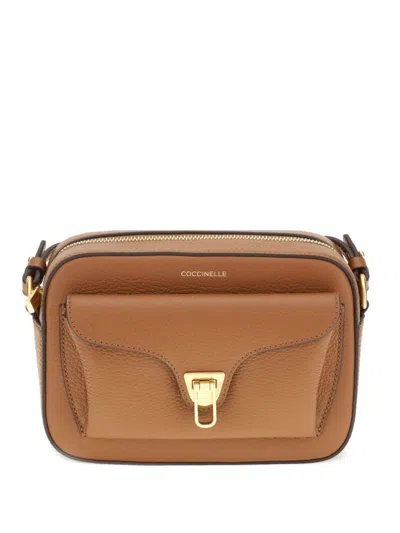 COCCINELLE COCCINELLE BEAT IN BROWN CALFSKIN COCCINELLE