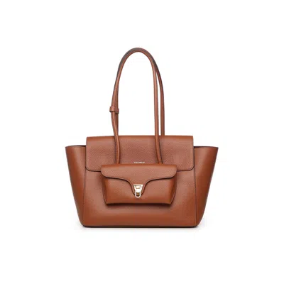 COCCINELLE COCCINELLE BEAT LEATHER TOTE BAG