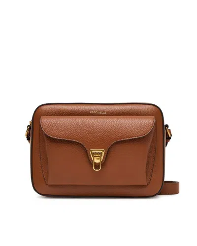 Coccinelle Beat Soft Large Bag In Cognac In Brown