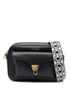 Coccinelle Beat Soft Leather Crossbody Bag In Black