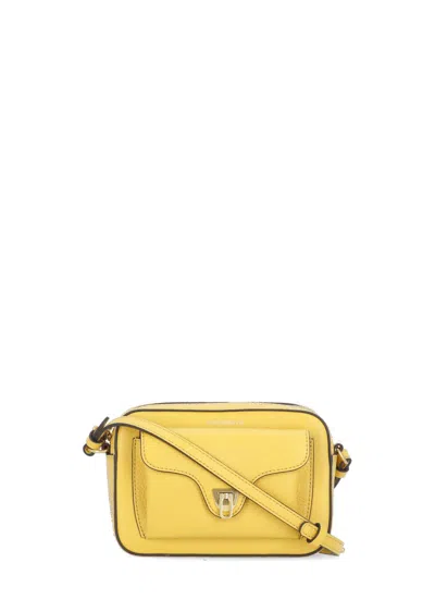 Coccinelle Yellow Leather Women Handbag