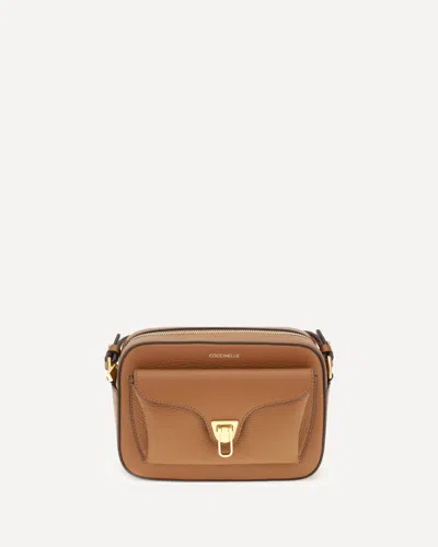 Coccinelle Beat Soft Shoulder Bag In Brown