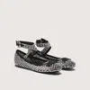 Coccinelle Beatriz Ballerinas In Noir/noir-ecru