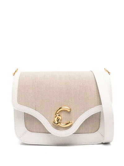 Coccinelle Beige C-me Shoulder Bag In Neutral