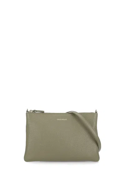 Coccinelle Best Crossbody Pochette In Green