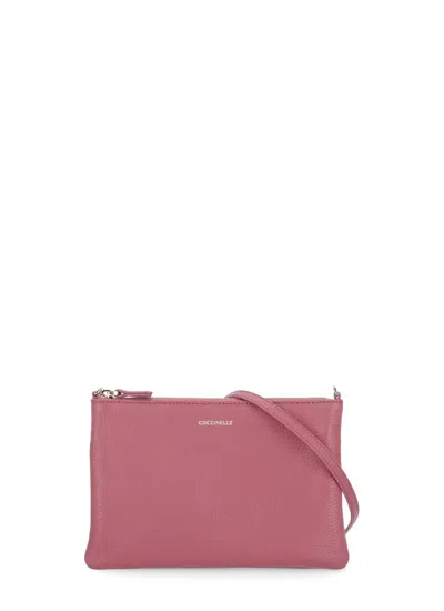 Coccinelle Best Crossbody Small Pochette In Pink