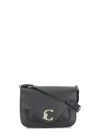 Coccinelle Black Leather Shoulder Bag In Black