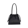 Coccinelle Black Calf Leather Bos Taurus Handbag In Black