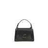 Coccinelle Black Calf Leather Bos Taurus Handbag In Black