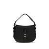 Coccinelle Black Calf Leather Bos Taurus Handbag In Black