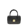 Coccinelle Black Calf Leather Bos Taurus Handbag In Black