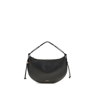 Coccinelle Black Calf Leather Bos Taurus Shoulder Bag