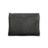 Coccinelle Pebbled-textured Cross-body Bag In Black