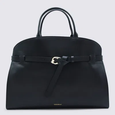 Coccinelle Black Leather Sabine Top Handle Bag