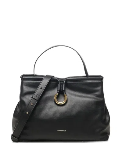 Coccinelle Black Leather Satchel